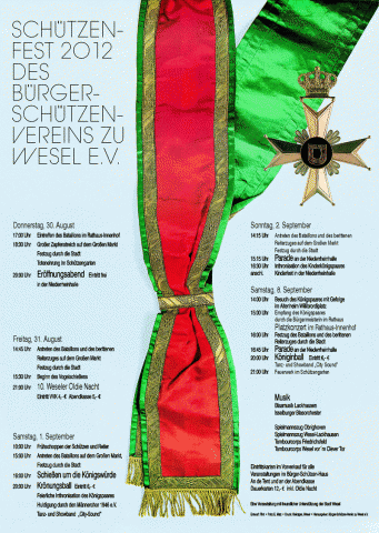 2012 - Schützenfestplakat