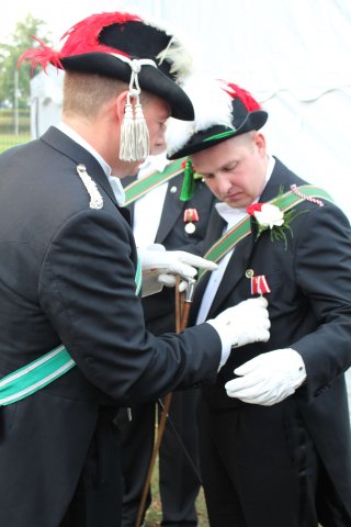 Emfang H.G. Egerlandt und Vereidigung S. Loskamp