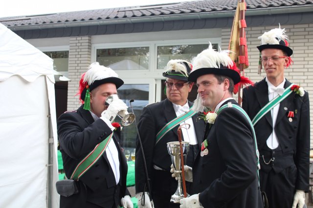 Emfang H.G. Egerlandt und Vereidigung S. Loskamp