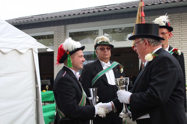 Emfang H.G. Egerlandt und Vereidigung S. Loskamp