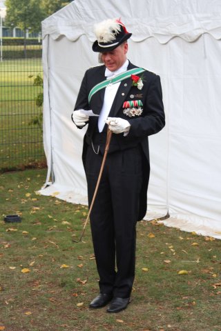 Emfang H.G. Egerlandt und Vereidigung S. Loskamp