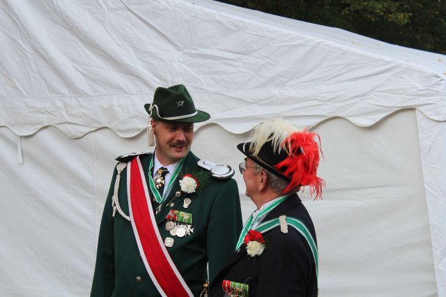 Emfang H.G. Egerlandt und Vereidigung S. Loskamp